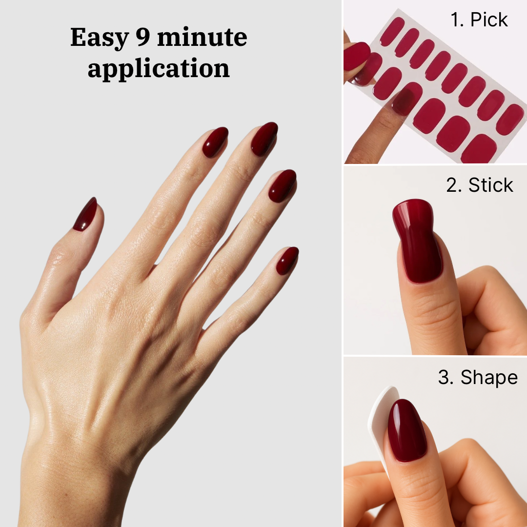 Kit de démarrage pour enveloppements d’ongles en gel